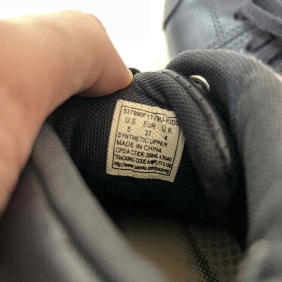 Levi's Boys‎ Shoes High Top Sneakers Size 5 Blue Logo Tag Synthetic Materials - Picture 8 of 9